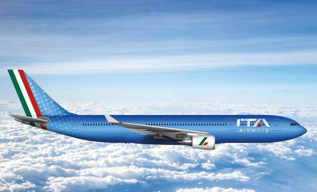 Podoba novega italijanskega letalskega prevoznika, ITA Airways. Foto: ITA Airways
