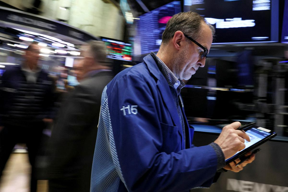 Marec je bil na Wall Streetu prvi pozitiven mesec letos, rast bi se lahko nadaljevala tudi v aprilu, ki je zgodovinsko za delnice v New Yorku najboljši mesec leta: S & P je v preteklosti aprila povprečno pridobil 1,7 odstotka. Foto: Reuters
