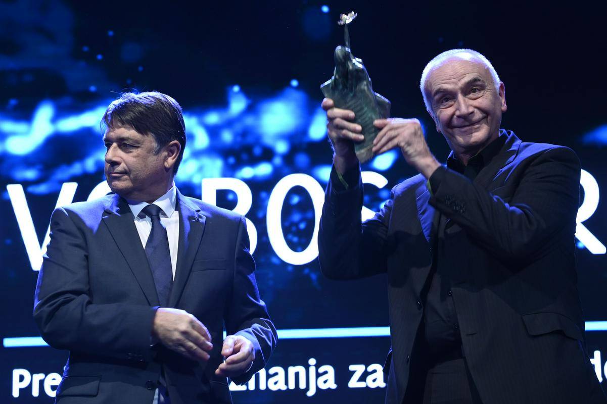Ivo Boscarol je prejel nagrado za življenjsko delo. Foto: BoBo/Žiga Živulovič