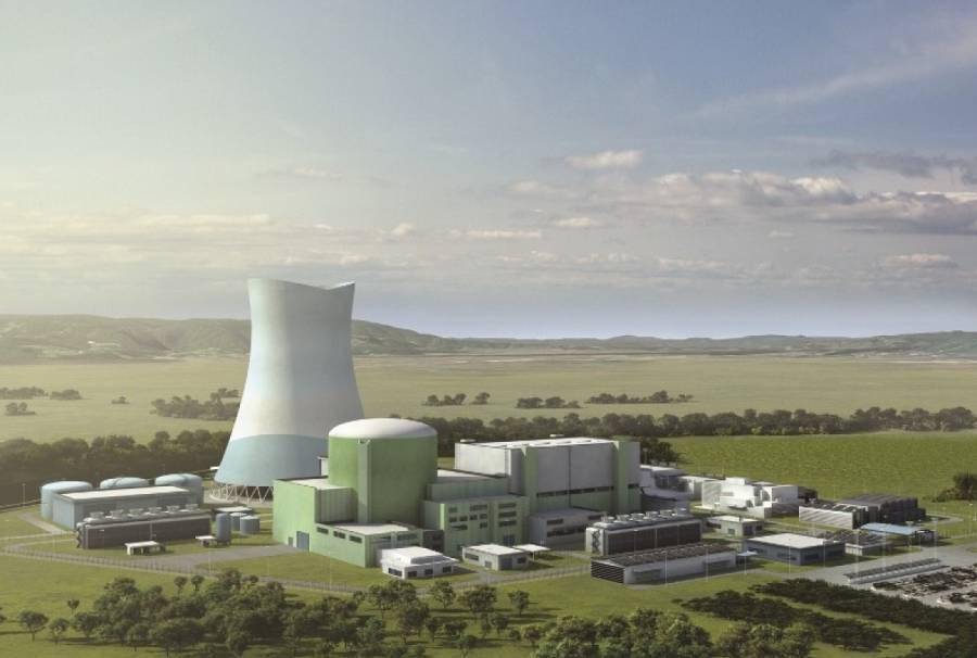 Simbolična podoba načrtovanega drugega bloka jedrske elektrarne. Foto: GEN Energija