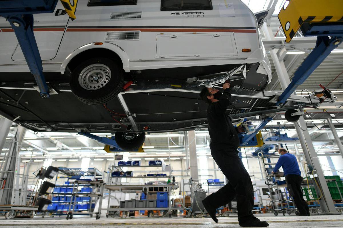 V krizi je tudi nemška avtomobilska industrija. Foto: Reuters